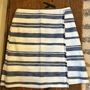 Loft A-line linen mini skirt